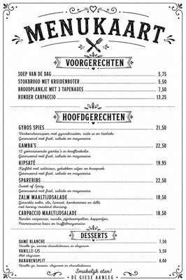 dga-menukaart